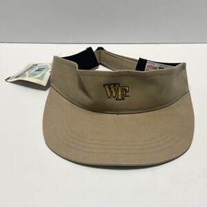 Headmaster Wake Forest Demon Deacons Hat Adult OSFA Tan Visor New With Tags NCAA